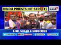 new delhi news massive protest in delhi against udhayanidhi stalin s remarks on sanatan dharma