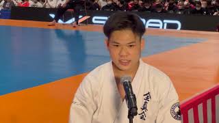 【JFKO】第7回全日本フルコンタクト空手道選手権大会　男子優勝インタビュー