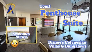 Penthouse Suite Tour at Island Tower - Disney's Polynesian Villas \u0026 Bungalows