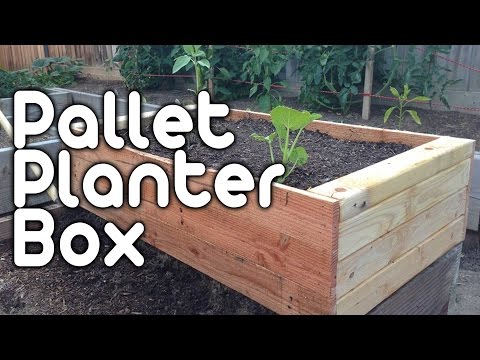 Pallet Planter Box! Pallet Planter Box!