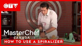 Spiralize Your Sides With Chef Claudio Aprile | MasterChef Canada S7E6