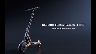 Nouvelle Trottinette Xiaomi Electric Scooter 4 Ultra que j'ai deja testé