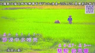 流浪之歌~Am調~天籟數位薩克斯風樂團長笛Flute演奏~20241201榮豐彰化教室