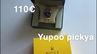 Unboxing et review d'une rolex datejust 36mm (yupoo pickya)