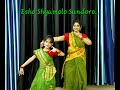 Esho Shyamalo Sundoro |Rabindra Nritya|dance cover |mom & dotty| Creative Moves |Ankita Bhattacharya