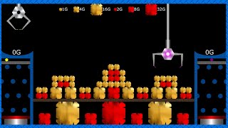 Crane Game - The Gold Battle 6 - Marble Race in Algodoo