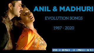 Anil Kapoor & Madhuri Dixit Evolution Songs 1987 - 2020 | Madhuri Dixit Songs | Anil Kapoor Songs