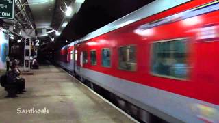 Inaugural run of Shiny LHB Bangalore rajdhani express :) :)