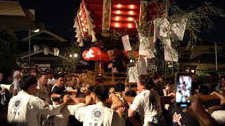 R6.7.7 八尾 教興寺夏祭り 本宮 太鼓台・神輿運行 岩戸神社例大祭 2024/07/07(日)