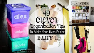 49 Clever Organizing Tips (Part 1)