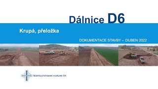 D6 Krupá, přeložka (dokumentace stavby 04/2022)