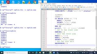 Dealing with sequential files in Fortran