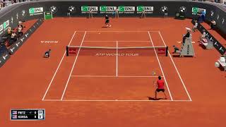 T. Fritz vs S. Korda [Roma 24]| 1/16 Final | AO Tennis 2 Gameplay #aotennis2 #AO2