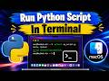 How to Run Python Script in Terminal on Mac | Python Command Prompt Tutorial