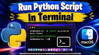 How to Run Python Script in Terminal on Mac | Python Command Prompt Tutorial