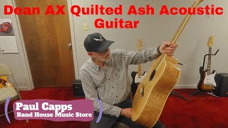 Dean AX DQA  GN  Acoustic Guitar Demonstration