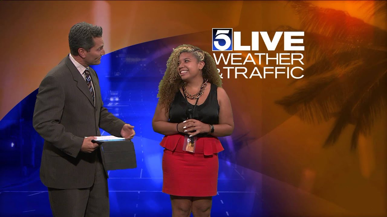 Ktla S Henry Dicarlo Says Goodbye To Intern Tiphanie Youtube