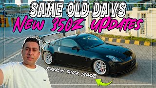 Old Days, New 350Z: Donuts, Track Vibes \u0026 Drift Build Updates | AdeelR35