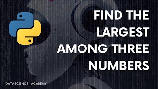 Top 100 Python Interview Questions | Python Programming | Find Largest Number in Python List .