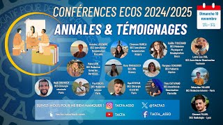 Conférence ECOS - Annales & Témoignages