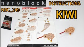 nanoblock instructions NBC_249 | KIWI