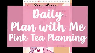 Daily Plan With Me | Pink Tea Planning | Planning to Prosper Create | Noteful | Affinity