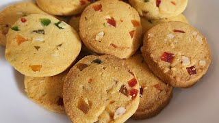 मुंह में घुल जाए ऐसे कराची बिस्किट आप रोज बनके खायेंगे |karachi biscuit recipe-tutti fruitty biscuit