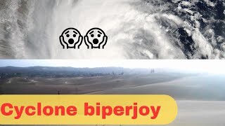 biperjoy cyclone 🌀 ll very closed view in tharparker Pakistan ll #viral