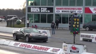 Rolling Thuderz 700 HP Z06 Corvette runs 10.6  at 135 MPH