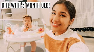 STAY AT HOME MOM DITL! |5 MONTH OLD