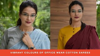 Exclusive Office Wear Cotton Mulmul Sarees | ₹599 Only | Soft \u0026 Stylish