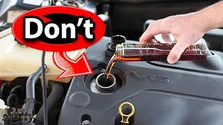 Never Use This Type of Engine Oil Additive in Your Car