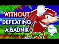 Can You Beat Sonic 3 & Knuckles WITHOUT Defeating a Badnik?! (Knuckles Route)