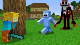 ASSUSTEI MEU AMIGO ESCONDIDO NO MUNDO DELE  NO MINECRAFT