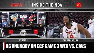 OG Anunoby on the Knicks going up 3-0 on the Cavs in the ECF 🔥 | Inside the NBA