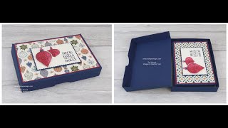 Christmas Gleaming - A2/A6 Card Box for 4 to 6 Cards