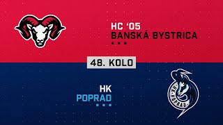 48.kolo HC 05 Banská Bystrica - HK Poprad HIGHLIGHTS