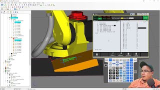 Tutorial de Fanuc Roboguide 9. Offsets usando registros de posición (relativos a UFRAME y UTOOL)