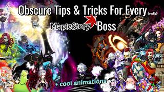 At Least One Useful Obscure Tip/Trick for EVERY (weekly) Boss | MapleStory