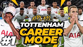 FOSSIL FOOTBALL I AM FUMING! 🤬EXPRESSIONS OOZING Tottenham Hotspur FIFA 23 CAREER MODE | EXPLAYS #1