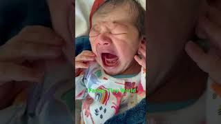 শিশুর কান্না || Baby crying moments on second day#shorts #baby#babycrying #viral #newborn #birth