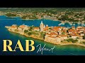 Rab Island, the Adriatic Sea in Croatia