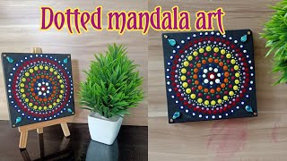 Easy dot mandala painting/dotted mandala art@rythmofartsandcrafts5835