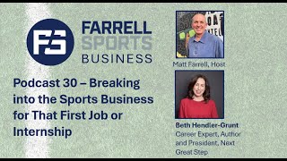 30. Want to Work in Sports? Get Your Break with Career Expert Beth Hendler-Grunt of Next Great Step