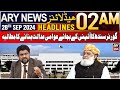 ARY News 2 AM Headlines | 28th September 2024 | Awami Adalat Bananay Ka Mutalba