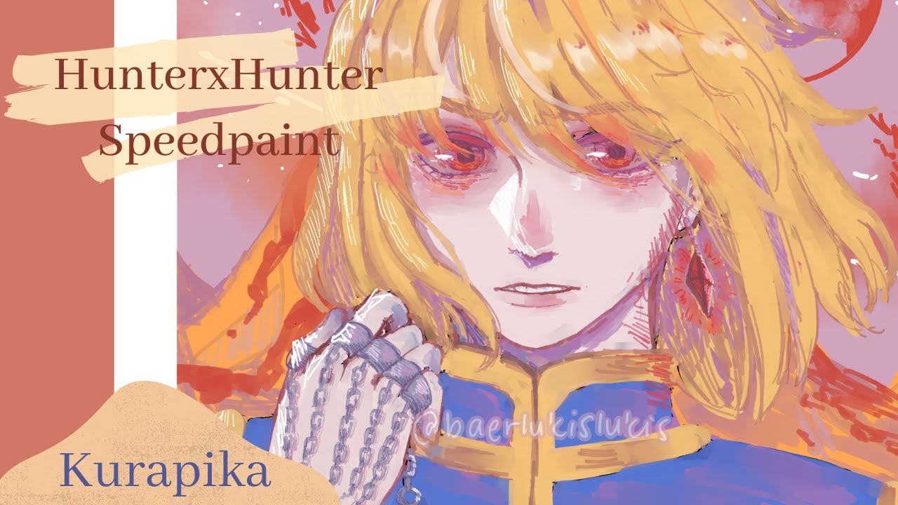 Speedpaint Timelapse Kurapika Hunterxhunter Youtube