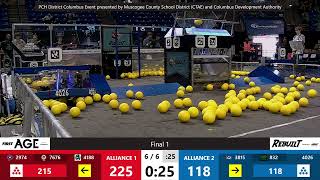 Final Match 1 - 2026 PCH District Columbus Event presented by MCSD & CDA