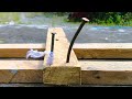 Try This Way! How To Hammer Nails Into Strong And Safe Wood