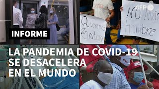 La pandemia de covid-19 se desacelera en casi todo el mundo | AFP