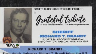 Former Scotts Bluff County Sheriff Richard Brandt Honored During Friday's LEO Memorial Ceremony